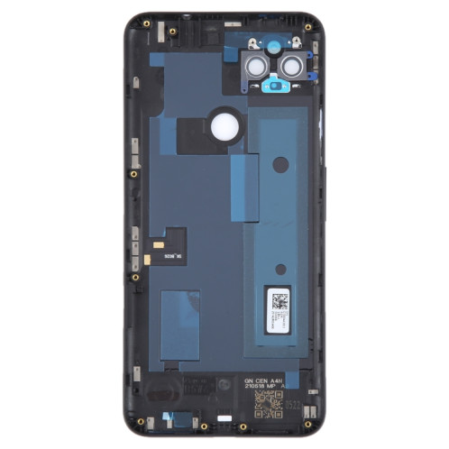 Pour Google Pixel 4A 5G Couvercle arrière de la batterie avec couvercle d'objectif d'appareil photo (noir) SH72BL1764-07