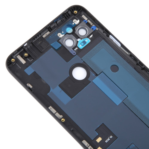 Pour Google Pixel 4A 5G Couvercle arrière de la batterie avec couvercle d'objectif d'appareil photo (noir) SH72BL1764-07
