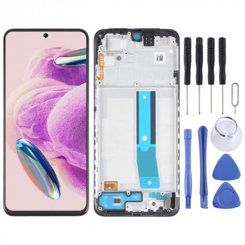 Pour Xiaomi Redmi Note 12S OLED matériel écran LCD numériseur assemblage complet avec cadre SH7776919-07