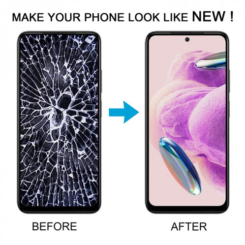 Pour Xiaomi Redmi Note 12S OLED matériel écran LCD numériseur assemblage complet avec cadre SH7776919-07