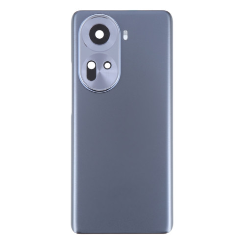 Pour OPPO Reno11 Global couvercle arrière de batterie d'origine avec couvercle d'objectif d'appareil photo (noir) SH86BL368-07