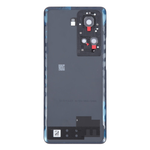 Pour OPPO Reno11 Global couvercle arrière de batterie d'origine avec couvercle d'objectif d'appareil photo (noir) SH86BL368-07