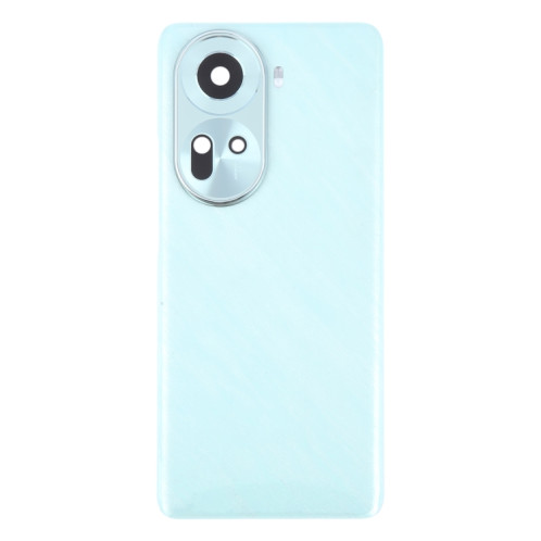 Pour OPPO Reno11 Global Couvercle arrière de batterie d'origine avec couvercle d'objectif d'appareil photo (vert) SH86GL1452-07