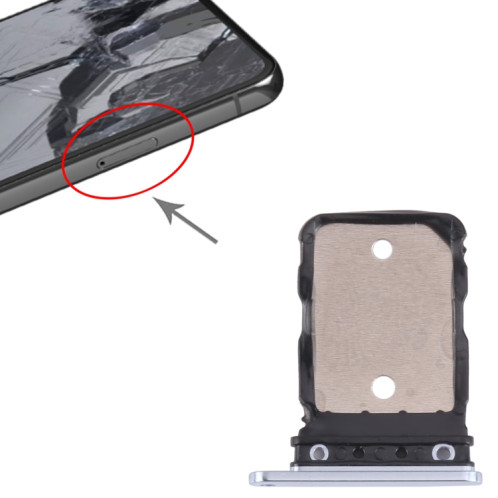 Pour Google Pixel 8 Pro Plateau de carte SIM d'origine (bleu) SH819L1496-04