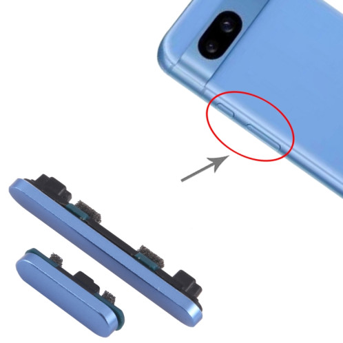 Pour Google Pixel 8A Bouton d'alimentation + Bouton de contrôle du volume (Bleu) SH820L401-04