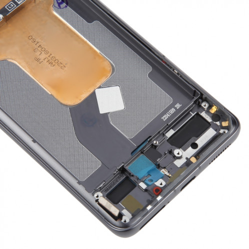 Pour Xiaomi 12S Matériau AMOLED d'origine Écran LCD Numériseur Assemblage complet avec cadre (Noir) SH830B1371-07