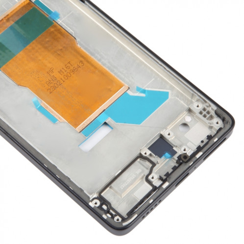 Pour Xiaomi Poco F5, boîtier avant d'origine, cadre LCD, plaque de lunette (noir) SH840B1183-06