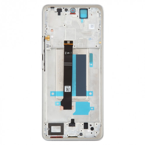 Pour Xiaomi Redmi Note 13 Pro + Matériau AMOLED d'origine Écran LCD Numériseur Assemblage complet avec cadre (Argent) SH848S1290-07