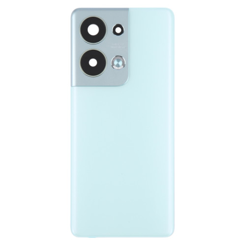 Pour OPPO Reno9 Pro + Couvercle arrière de la batterie d'origine avec couvercle d'objectif de caméra (bleu) SH06LL1953-07
