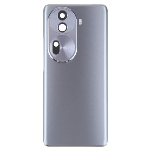 Pour OPPO Reno11 5G Couvercle arrière de la batterie d'origine avec couvercle d'objectif de caméra (gris) SH07HL139-07
