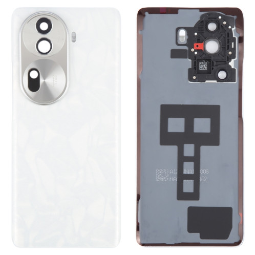 Pour OPPO Reno11 5G Couvercle arrière de la batterie d'origine avec couvercle d'objectif de caméra (blanc) SH07WL323-07