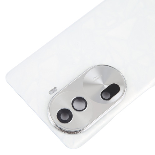 Pour OPPO Reno11 5G Couvercle arrière de la batterie d'origine avec couvercle d'objectif de caméra (blanc) SH07WL323-07