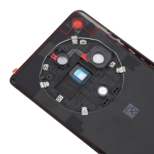 Pour OPPO Find X7 Couvercle arrière de la batterie d'origine avec couvercle d'objectif de caméra (noir) SH10BL1819-07
