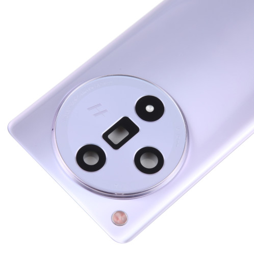 Pour OPPO Find X7 Couvercle arrière de la batterie d'origine avec couvercle d'objectif de caméra (violet) SH10PL233-07