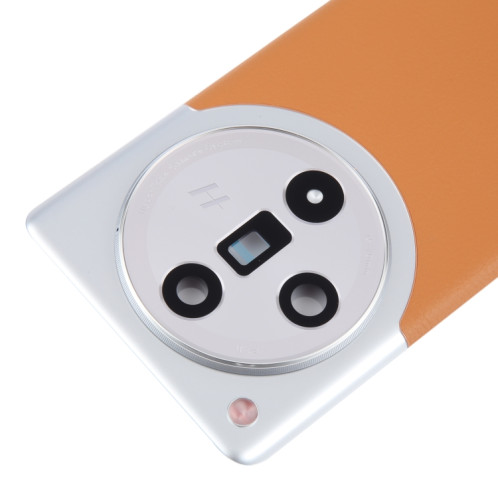 Pour OPPO Find X7 Couvercle arrière de batterie ultra original avec couvercle d'objectif d'appareil photo (marron) SH11ZL1839-07