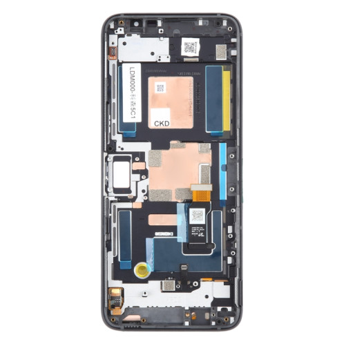 Pour Asus ROG Phone 6 Ensemble complet de numériseur d'écran LCD d'origine avec cadre (noir) SH923B677-07