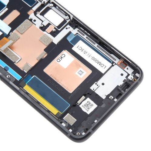 Pour Asus ROG Phone 6 Ensemble complet de numériseur d'écran LCD d'origine avec cadre (noir) SH923B677-07