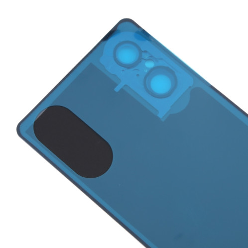 Pour Sony Xperia 5 V Couvercle arrière de la batterie avec couvercle d'objectif d'appareil photo (bleu) SH42LL256-07