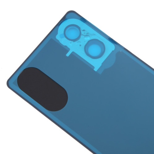 Pour Sony Xperia 5 V Couvercle arrière de la batterie avec couvercle d'objectif d'appareil photo (argent) SH42SL765-07