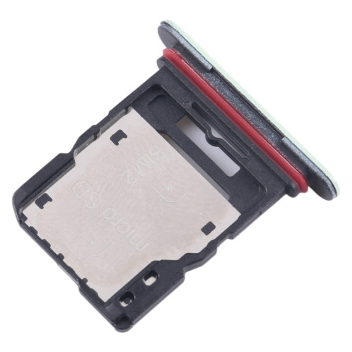 Pour Sony Xperia 10 V Tiroir de carte SIM d'origine + Tiroir de carte SIM / Micro SD (Vert) SH943G560-04