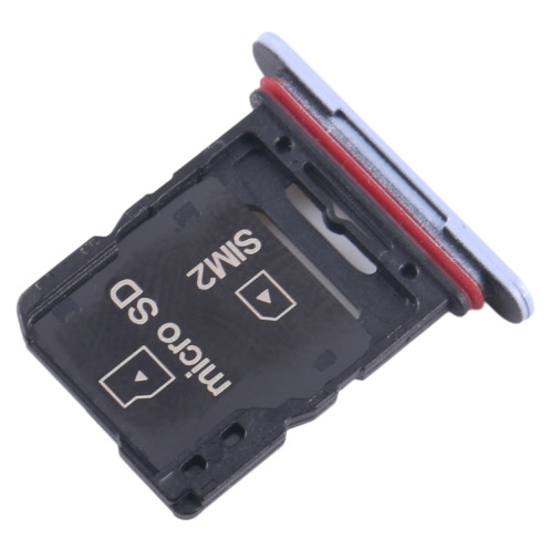 Pour Sony Xperia 10 V Tiroir pour carte SIM d'origine + Tiroir pour carte SIM / Micro SD (Bleu) SH943L1243-04