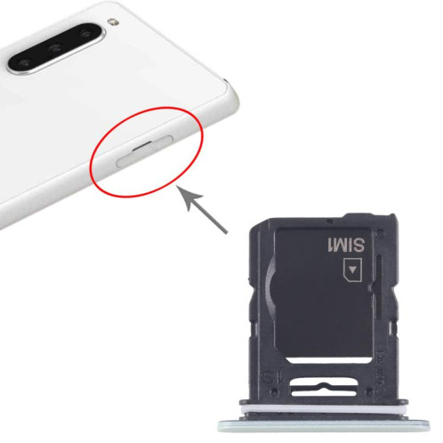 Pour Sony Xperia 10 V Tiroir de carte SIM d'origine + Tiroir de carte Micro SD (Vert) SH944G98-04