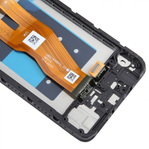 Pour Samsung Galaxy A05 SM-A055F Écran LCD d'origine numériseur complet avec cadre (noir) SH959B1370-07