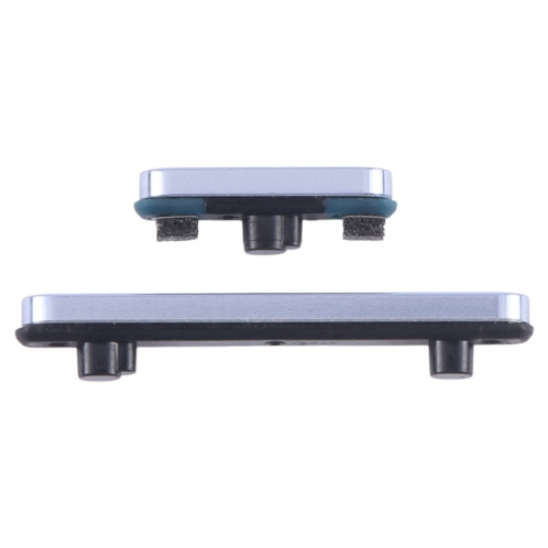 Pour Google Pixel 8 Pro Bouton d'alimentation et bouton de contrôle du volume d'origine (argent) SH981S1240-04