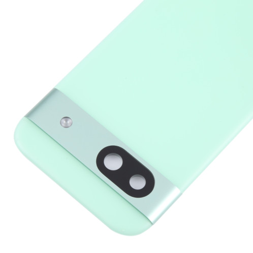 Pour Google Pixel 8a Couvercle arrière de la batterie d'origine avec couvercle d'objectif d'appareil photo (vert) SH84GL1121-07