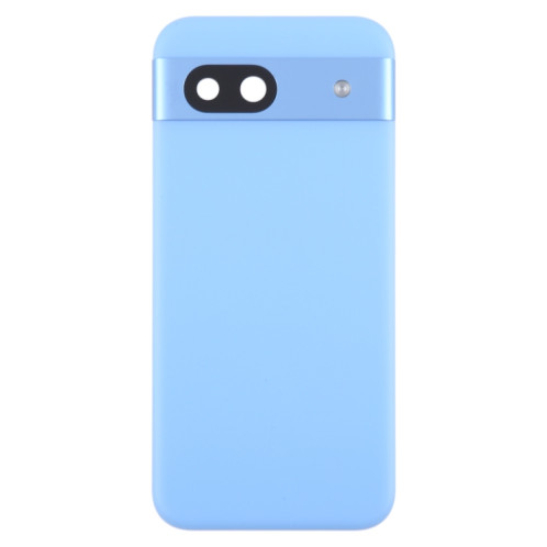 Pour Google Pixel 8a Couvercle arrière de la batterie d'origine avec couvercle de l'objectif de l'appareil photo (bleu) SH84LL1381-07