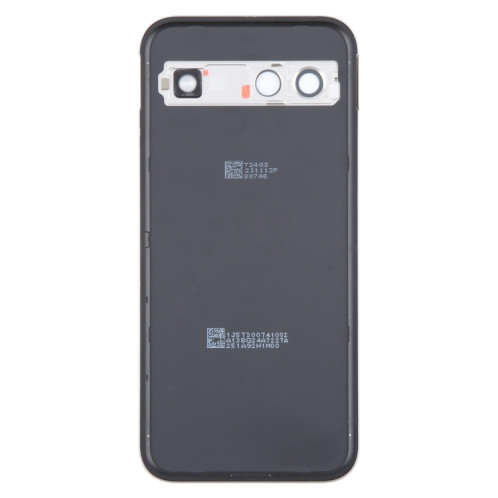 Pour Google Pixel 8a Cache arrière de batterie d'origine avec cache d'objectif d'appareil photo (argent) SH84SL1340-07