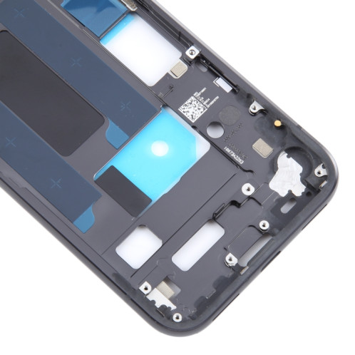 Pour Google Pixel 8a, plaque de cadre central d'origine, avec touches latérales (noir) SH988B876-06