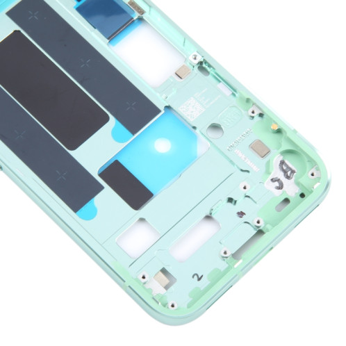 Pour Google Pixel 8a, plaque de cadre central d'origine, avec touches latérales (vert) SH988G1294-06