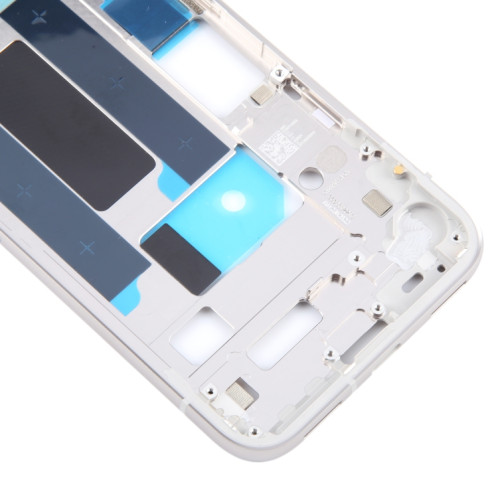 Pour Google Pixel 8a, plaque de cadre central d'origine, avec touches latérales (argent) SH988S1094-06