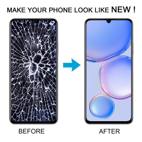 Pour Huawei Nova Y71 Écran LCD d'origine numériseur assemblage complet avec cadre (noir) SH034B319-07
