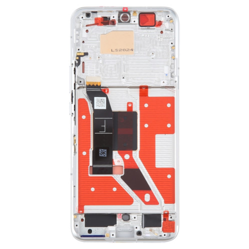 Pour Honor Magic6 Original LCD Screen Digitizer Assemblage complet avec cadre (argent) SH035S1980-07