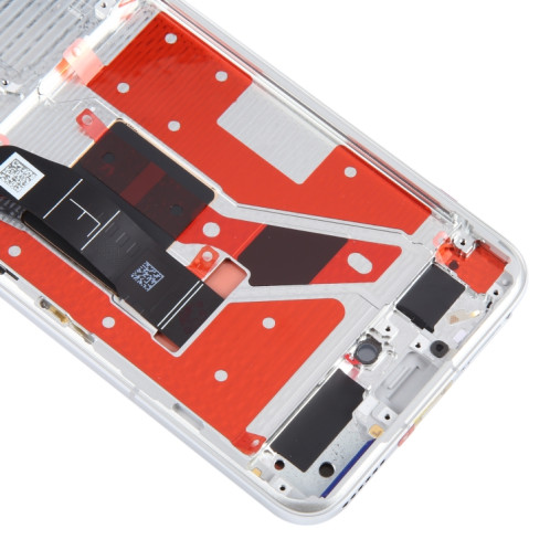 Pour Honor Magic6 Original LCD Screen Digitizer Assemblage complet avec cadre (argent) SH035S1980-07