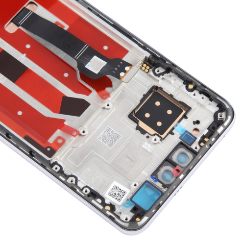 Pour Huawei Nova 12 Pro Écran LCD d'origine numériseur assemblage complet avec cadre (argent) SH037S318-07