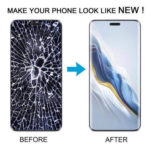 Pour Honor Magic6 Pro Original LCD Screen Digitizer Assemblage complet avec cadre (Noir) SH038B985-07