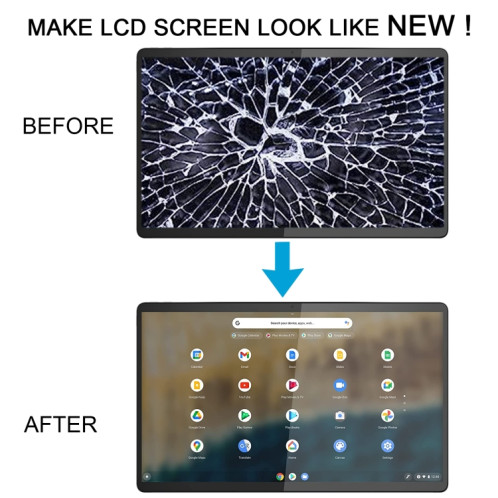 Pour Lenovo Duet 5 Chromebook 13Q7C6 30 broches 1920x1080 OLED écran LCD numériseur assemblage complet avec cadre (noir) SH046B648-07
