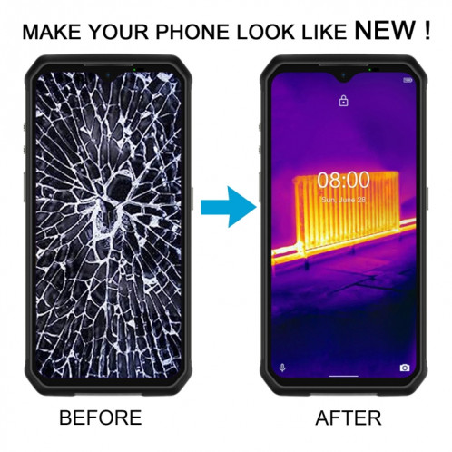 Écran LCD d'origine pour Ulefone Armor 9 avec assemblage complet du numériseur SH8125168-07