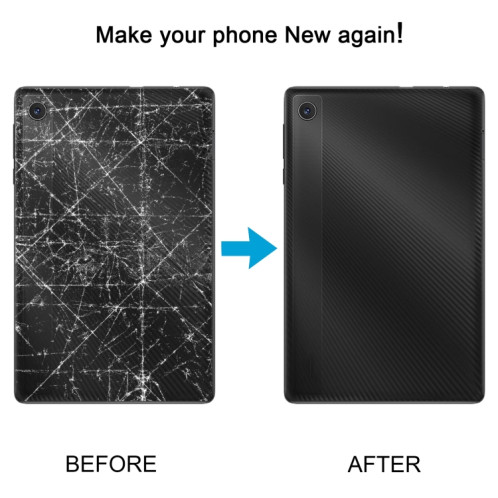 Pour TCL Tab 8 4G Couvercle arrière de la batterie d'origine (noir) SH30BL1698-07