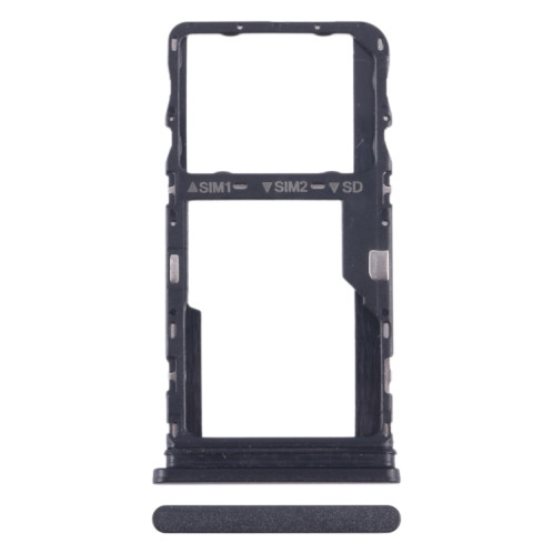 Pour TCL 305 plateau de carte SIM + SIM/Micro SD d'origine (noir) SH236B1440-04