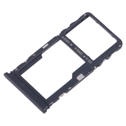 Pour TCL 305 plateau de carte SIM + SIM/Micro SD d'origine (noir) SH236B1440-04