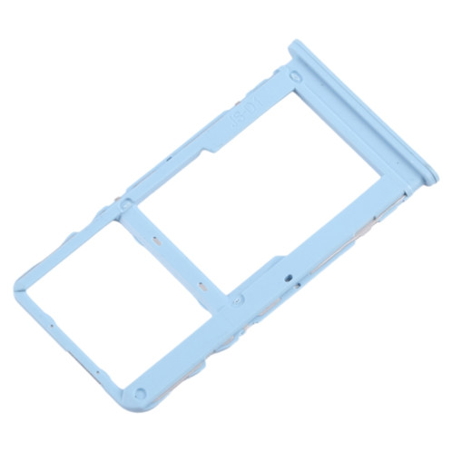 Pour TCL 305 plateau de carte SIM + SIM/Micro SD d'origine (bleu) SH236L1228-04