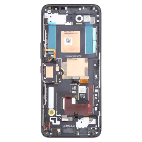 Pour Asus ROG Phone 7/7 Ultimate AMOLED Original écran LCD numériseur assemblage complet avec cadre (noir) SH48BL1886-07