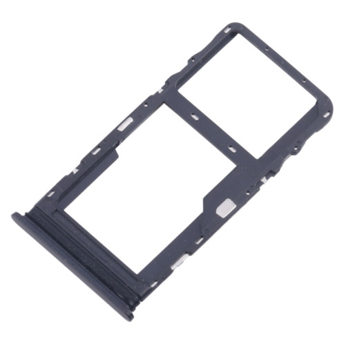 Pour TCL 20L / 20 Lite Plateau de carte SIM d'origine + Plateau de carte Micro SD (Noir) SH252B1832-04