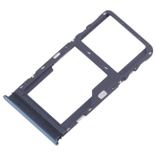 Pour TCL 20s plateau de carte SIM d'origine + plateau de carte Micro SD (bleu) SH254L1039-04