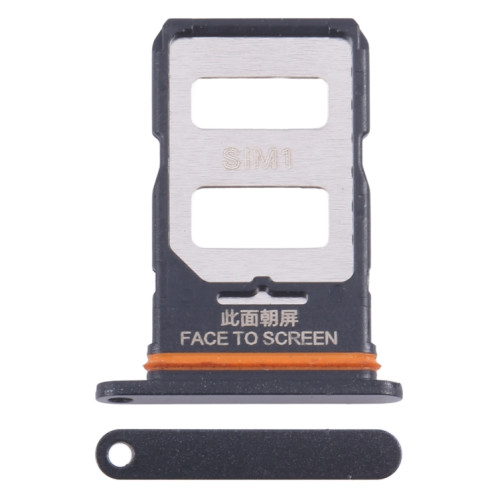 Pour Xiaomi Poco X6 5G Plateau de carte SIM d'origine + Plateau de carte SIM (Noir) SH255B1748-04