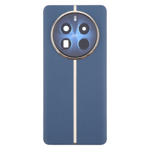 Pour Realme 12 Pro+ Cache arrière de batterie d'origine avec cache d'objectif d'appareil photo (bleu foncé) SH59DL688-07
